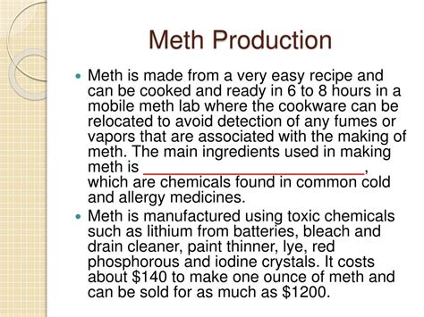 Ppt Methamphetamine Powerpoint Presentation Free Download Id520562