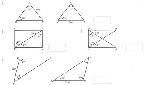 Grade 7 Congruence Of Triangles Worksheets Worksheets Buddy