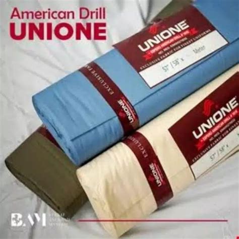 Jual Kain Drill Unione Kain Seragam Celana Jeans Masker Rok M