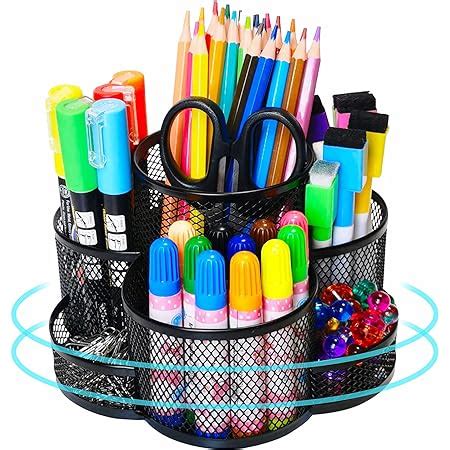 Amazon Pen Holder For Desk Degree Rotating Desk Organizer