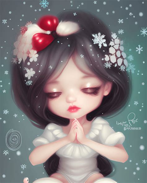 Linda y adorable bebé latina de Melanina durmiendo Creative Fabrica