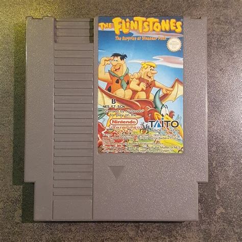 Nes The Flintstones The Surprise At Dinosaur Peak L Repro