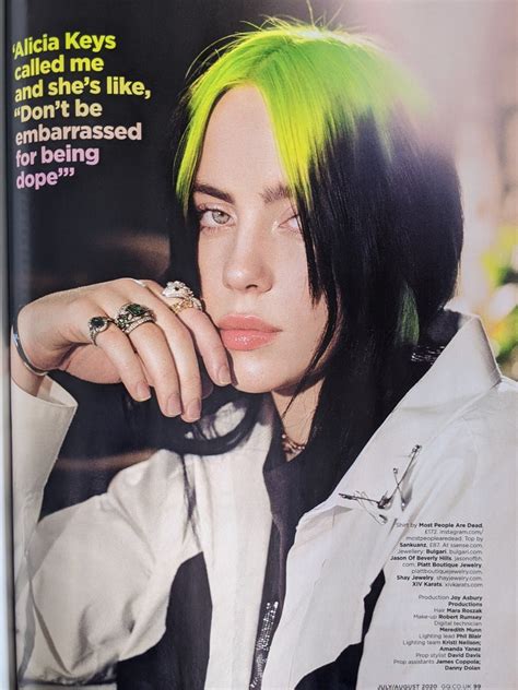 British GQ Magazine July 2020: Billie Eilish Cover - YourCelebrityMagazines