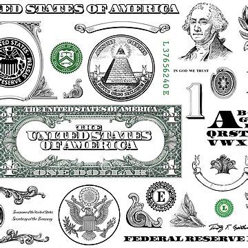 "One Dollar Bill Design Images Graphics Vignette Cash Currency Money ...