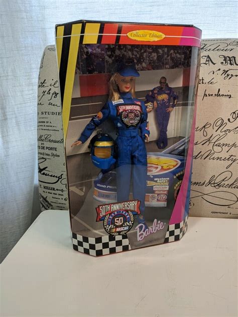 Mavin Th Anniversary Nascar Barbie Doll