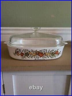 Rare Stamp Vintage Corning Ware Spice Of Life Le Romarin A B