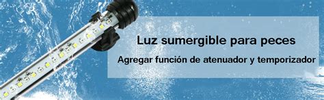 BOSTOM F Luz LED Para Acuario Luces Impermeable Para Acuario Luz De