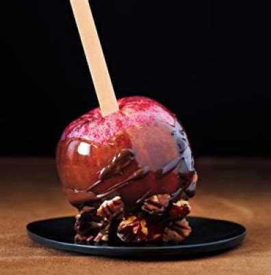 Chocolate-Toffee Apples For Halloween Fun