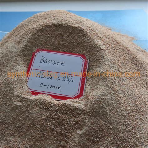 Rotary Kiln High Aluminium Ore Calcined Bauxite With Al O Min