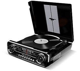 ION Audio Ford Mustang LP Classic Car Styled Turntable QVC Ford