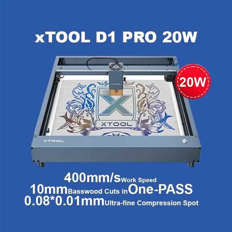 Xtool D1 Pro 20w Bundles Higher Accuracy Diode Diy Laser Engraving