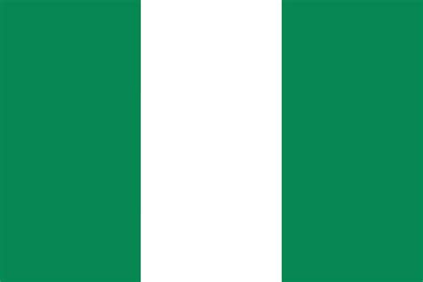 Nigerian flag. Flag of Nigeria in design shape 24537312 Vector Art at ...