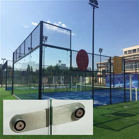 10mm 12mm Tempered Glass Padel Court 13 52mm Laminated Glass Padel Court Stainless Steel