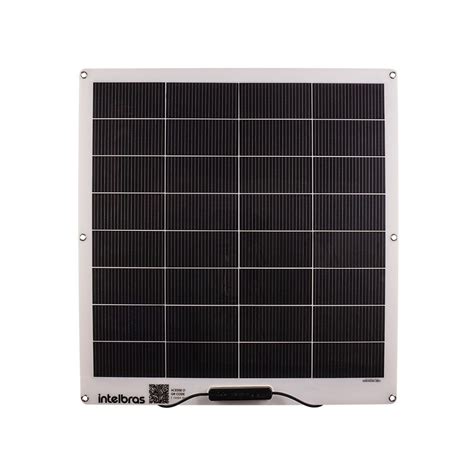 Módulo fotovoltaico monocristalino flexível 100 W EMS 100MF Intelbras