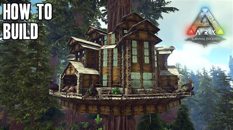 ARK - TreeHouse Base / HOW TO BUILD - YouTube