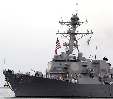 Ddg Uss Wayne E Meyer Arleigh Burke Class Destroyer