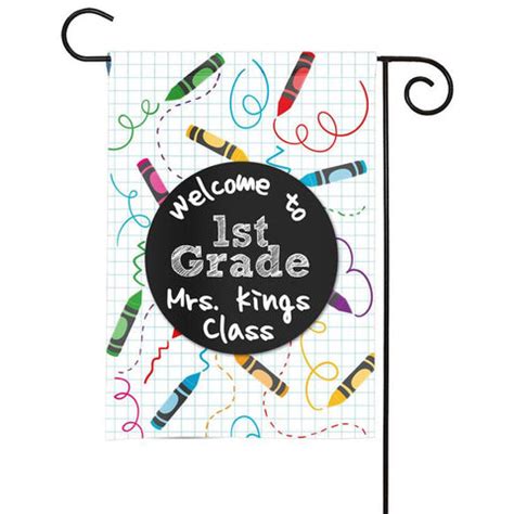 Personalized Classroom Flag - Teacher Flag - Classroom Decor - School ...