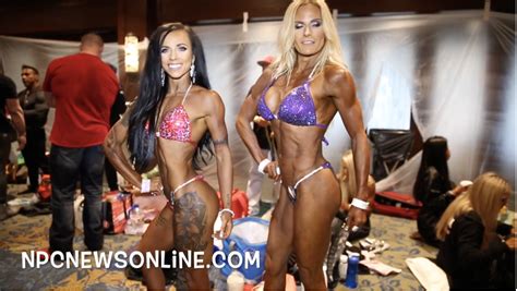 2017 IFBB North American Open Bikini Backstage Video NPC News Online