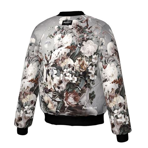 Floral Space Bomber Jacket