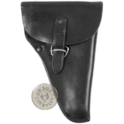 Italian Police Pistol Leather Holster Beretta Polizia As New