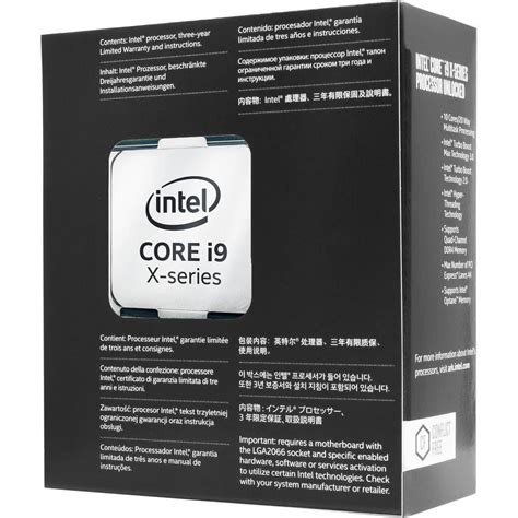 Intel X-series Core i9-7900X 3.3GHz LGA2066 CPU BX80673I97900X ...