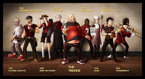 Team Fortress 2 TF2 Characters Poster – My Hot Posters