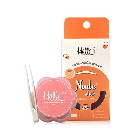 HELLO Nude Stick Eyelids Tape Size L 300 Pairs