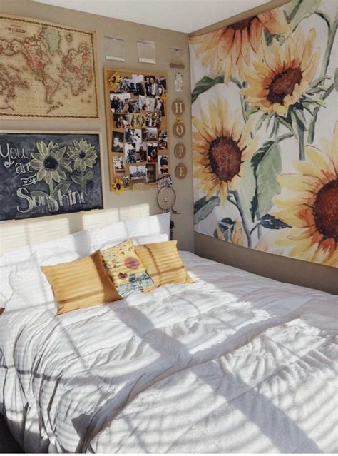 Sunflower Bedroom Decor Ideas - Leadersrooms