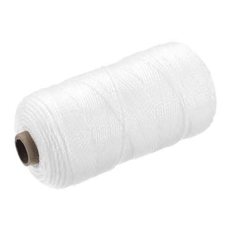 Uxcell Twisted Nylon Mason Line White 300M 328 Yard 1 5MM Dia For DIY