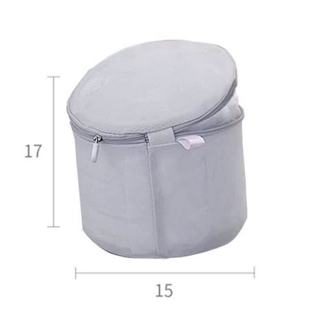 Soutien gorge Sac à linge de couleur grise unie pour soutien gorge Lingerie vêtements