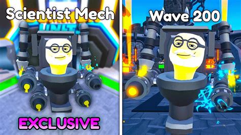 Scientist Mech VS Endless Mode In Toilet Tower Defense Roblox YouTube