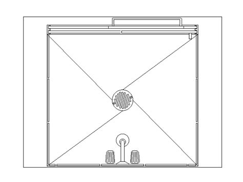 Ducha En DWG Librería CAD