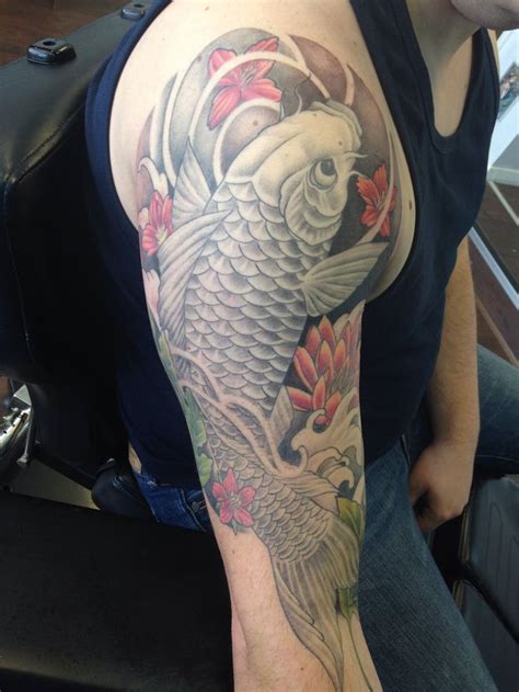 Koi By Wendy McAninch Tanglewood Tattoo Studio UK Tattoo Portfolio