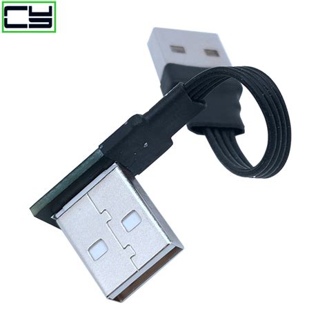 Extens O De Usb De Dobra Dupla Ngulo Reto Usb Para Usb Macho Para