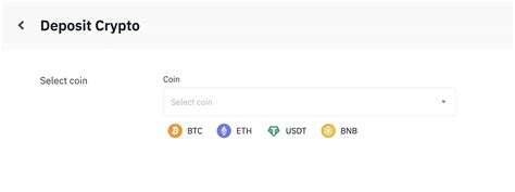 How To Deposit Crypto To Binance Binance