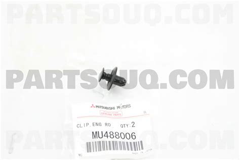 MU488006 Mitsubishi CLIP,ENG ROOM COVER, Price: 0.66$, Weight: 0.002kg ...