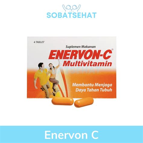 Jual Enervon C Strip Isi 4 Tablet Shopee Indonesia