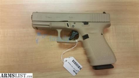 ARMSLIST For Sale Glock 19 Gen 4 FDE Desert Tan Cerakote 9mm 15rd