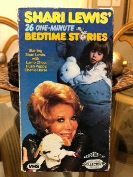 Shari Lewis One Minute Bedtime Stories Vhs For Sale Online Ebay