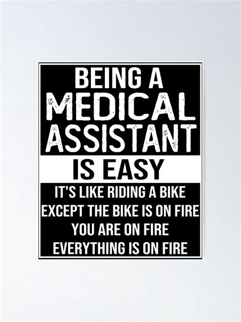 "Funny medical assistant saying: being a medical assistant is easy ...