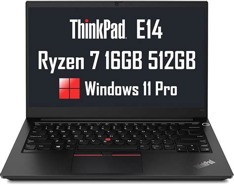 Lenovo Thinkpad E Gen Fhd Business Laptop Cores Amd Ryzen