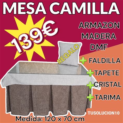 Pack Mesa Camilla Completa Tusoluci N