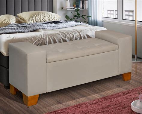 Recamier Ba Berlin Para Cama Casal Cm Bege Madeiramadeira