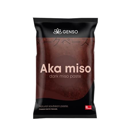 Паста Мисо Aka Miso Genso Темная 1кг. - Панда. Продукты из Китая и Азии