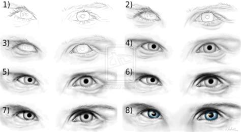 How To Draw Men S Eyes How To Draw Man Eyes Eye Drawing Male Eyes