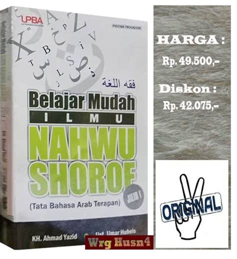 Jual Buku Belajar Mudah Ilmu Nahwu Shorof Jilid Di Lapak Warunghusn