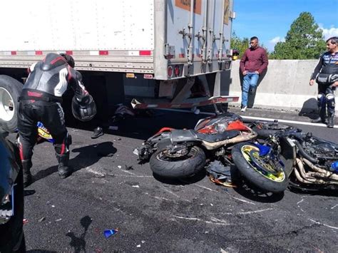 6 motociclistas muertos por fatal accidente en la México Cuernavaca