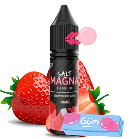 Liquido NicSalt Magna Strawberry Gum Cigarro Eletrônico Preço