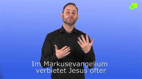 Evangelien in Gebärdensprache 6 Sonntag im Jahreskreis Kommentar