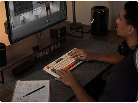 Mua L98 Wireless Mechanical Keyboard With 1 14 TFT LCD Hot Swappable RGB Keyboard W Gateron G